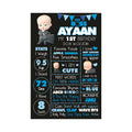 Boss Baby Theme Milestone Chalk Board