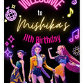 K-pop Theme Birthday Welcome Board